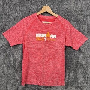 IRONMAN 70.3 Arizona Finisher Shirt Men's Medium Red Athletic Active Stretch